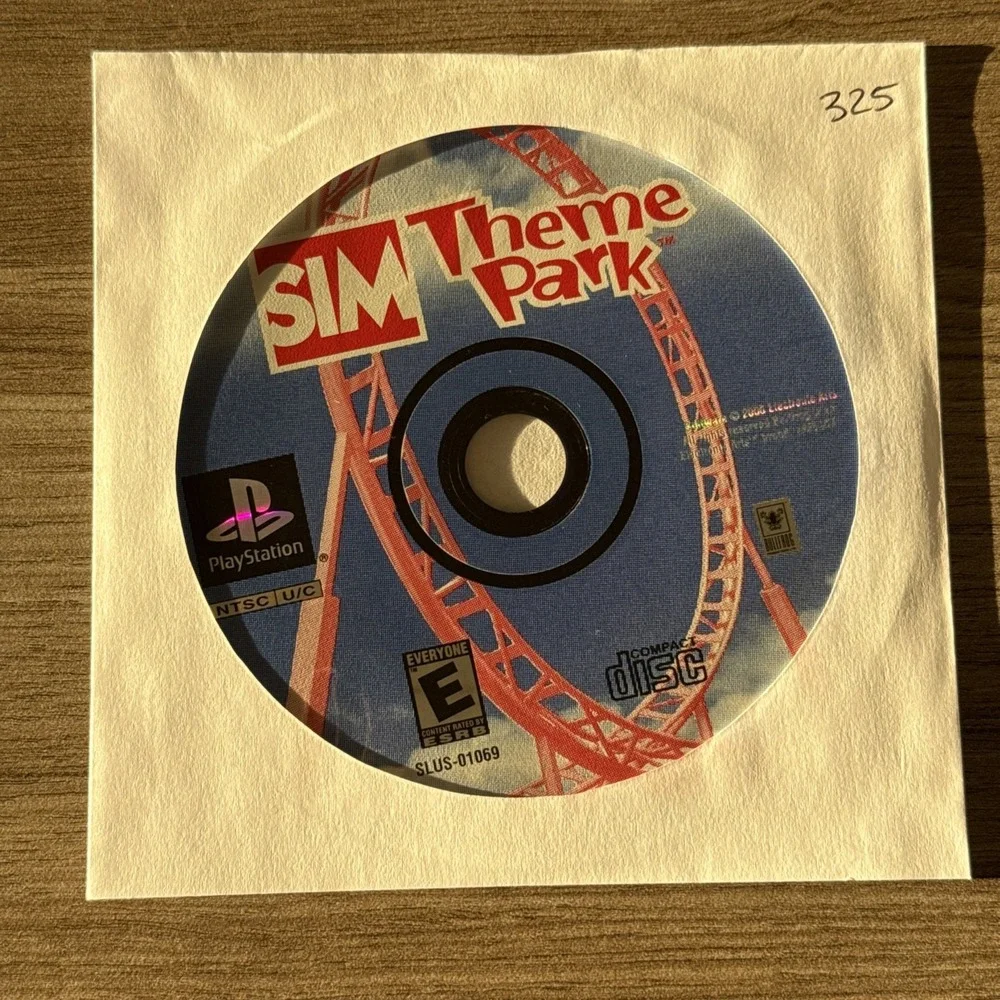 Sony PlayStation‎ 1 PS1 Disc Only TESTED Sim Theme Park 2000